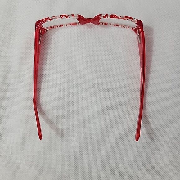 Etnia Barcelona Mykonos Eyeglasses Frames Clear Red Y2K Vintage Square 52-18-135 - Picture 9 of 11